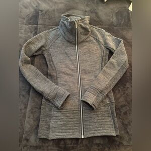 lululemon athletica Gray Zip-Up Top
